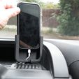 IMG_0880.JPG Free STL file iPhone Cradle for the Vauxhall Vivaro (2014-2019)・Model to download and 3D print, moXDesigns