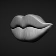 03.jpg Figurine Lips 3D print model