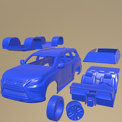 b15_005.png Fichier STL Lexus GX460 2014 VOITURE IMPRIMABLE EN PIÈCES SÉPARÉES・Design imprimable en 3D à télécharger