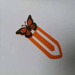 IMG_20191115_123850.jpg Free STL file Butterfly Bookmark・Model to download and 3D print
