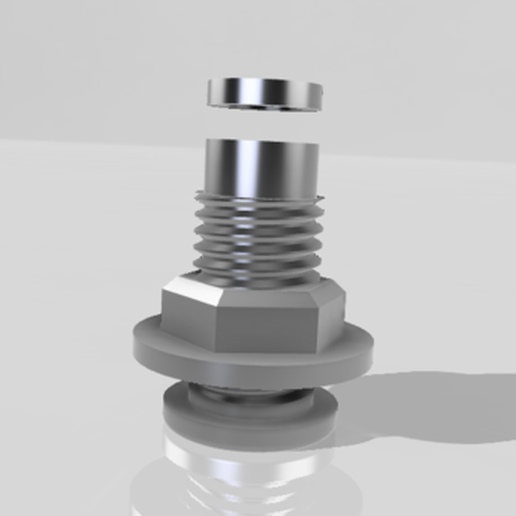 Heritage Bathrooms Cistern lever sleeve replacement 3D model