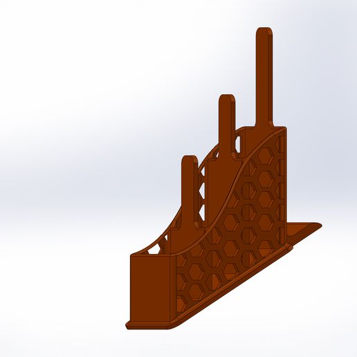 remote-holder.jpg 🛰️ 3D Printed Remote Control Organizer – Modern Hex Design (Holds 3 Remotes!)