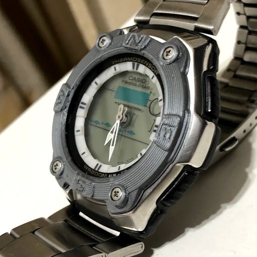 ⌚ Spare Watch Casio 10314322 AQW-101-1AV AQW-101J-1A - STL・Free