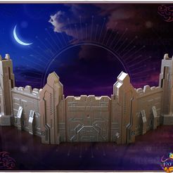 GM_AlienCity_RENDER.jpg 3D-Datei Alien City Game Master Screen - SUPPORT FREE!・3D-Druck-Idee zum Herunterladen