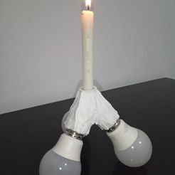 candelabro-1.jpeg Free STL file chandelier light bulb #UPCYCLINGFIVERR・3D print object to download