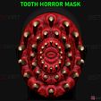 01.jpg Tooth Horror Mask - Monster Scary Mask  - Halloween Cosplay
