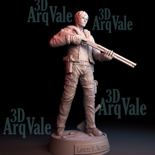 FIGURINE COLLECTOR Leon S Kennedy 33cm Resident Evil 4 Remake NO BOX EUR 55,00 - FR