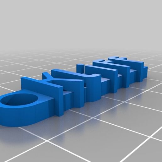 Kliff's Birthday Key pendant 3D model