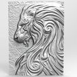 Leon 4 bas-relief .1.jpg Lion 4 bas-relief CNC