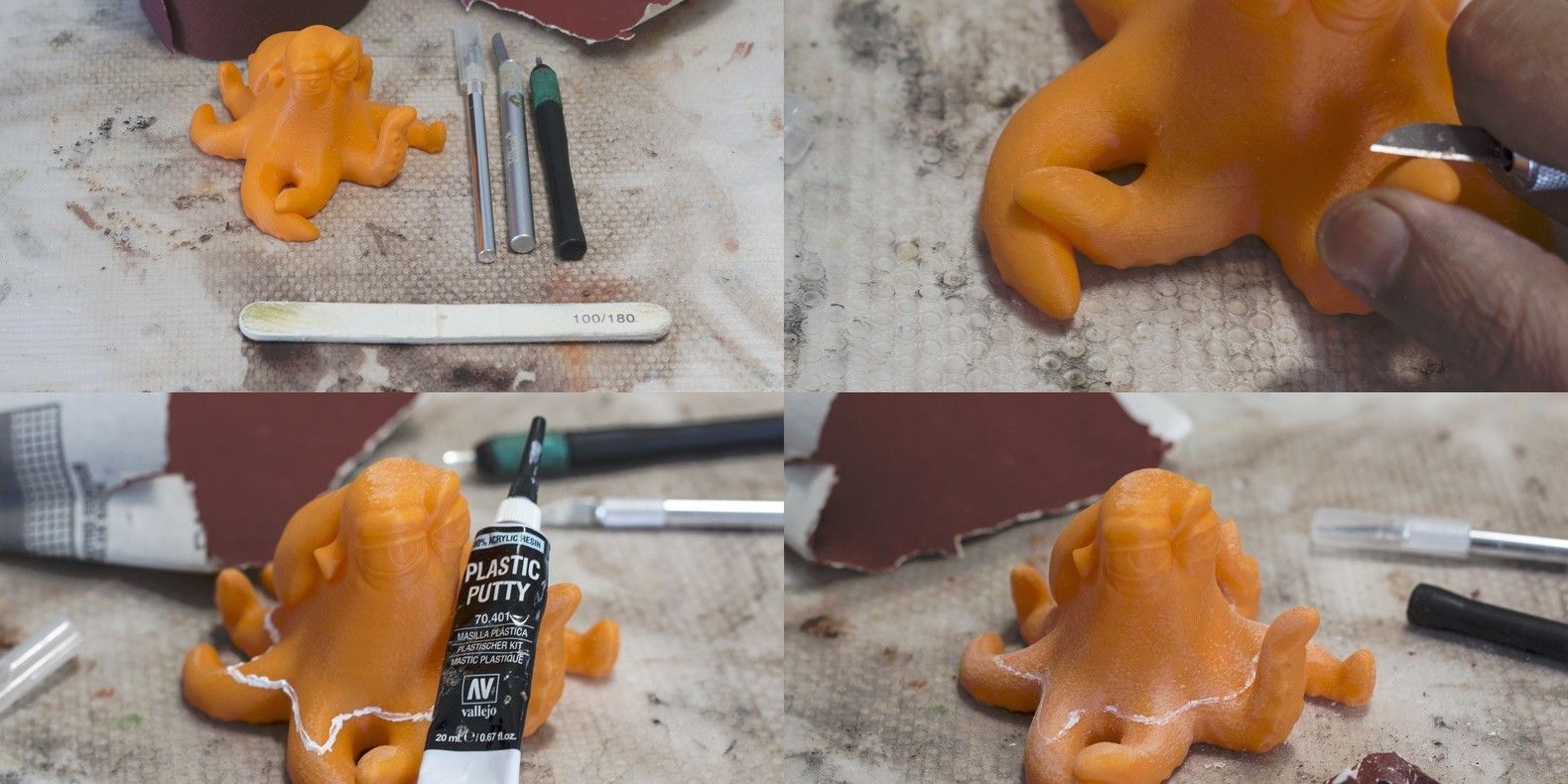How to easily paint a 3D printed model・Cults