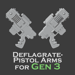 00.png 3D file Gen 3 Deflagrate-Pistol arms・3D printer model to download, RALCVSAE3D