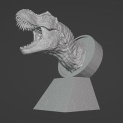 Captura-de-pantalla-2022-05-29-142021.jpg Bust II Tyrannosaurus Rex (Dinosaur)/ Jurassic Park tyrannosaurus Bust