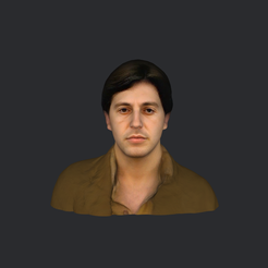model-1.png Al Pacino Michael Corleone Godfather-bust/head/face ready for 3d printing