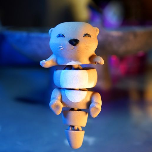 flexott10.jpg Otis, the Flexi Otter - Magnetic Hand-Holding Companion