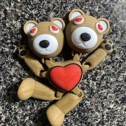 IMG_6606.jpg STL file "Together Forever" Krispin The Bears・3D printer design to download