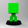 untitled.635.png STL file MINECRAFT - CREEPER - FUNKO POP・3D printable design to download
