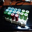 P_20191227_195016_p.jpg STL-Datei Battery Base 18650,...・Design für 3D-Drucker zum herunterladen