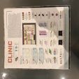 leHsIeW CHy OS _iNia Clinic Boardgame Insert