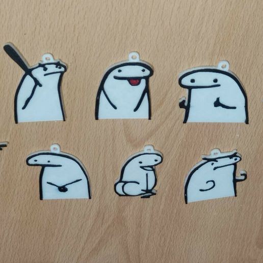 ColeccionFlork.jpeg Flork KeyChains Package - Paquete de llaveros Deformito