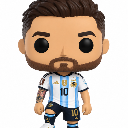 funko pop JOGADOR LIONEL MESSI ARGENTINA