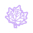 Maple_Leaf-veins-v2.stl Maple Leaf Cookie Cutter - internal details