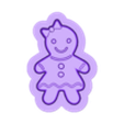 Soap press Mold Gingerbread women - 7cm - Base.stl Soap Press Mold - Gingerbread Women