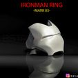 untitled.15.jpg IRON MAN RING - iron man jewelry - Mark 85 - Infinity war 3D print model