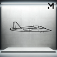 baron-g58.png Wall Silhouette: Airplane Set