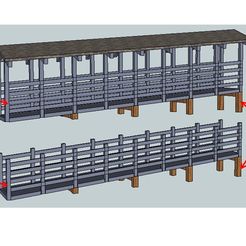 Ramp.jpg Free STL file HO Scale Stockyard Ramps・3D printing design to download