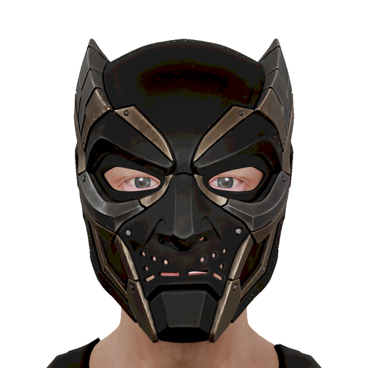 Cyberpunk Armored Tactical Mask / Sci-Fi Skull Cosplay Mask