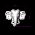 Screenshot_1.png Подвеска "Голова слона" 3D печатная модель
