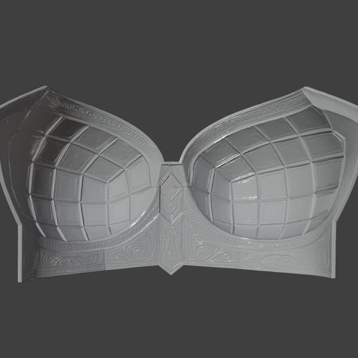 🎭 Dwarven Bra Armor・ STL File for 3D printing・Cults
