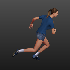 femme-footing-2.png Woman jogging, sports character, running, PRINT-IN-PLACE