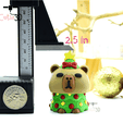 Cutie3D-Capy Christmas Tree Keycap Fidget Clicker Keychain_04.png Cutie3D Capy Christmas Tree Keycap Fidget Clicker Keychain - Симпатичный брелок для рюкзака