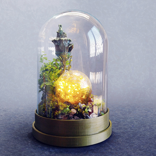 Base for glass Dome - Terrarium