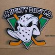 migthy-ducks-escudo-liga-americana-canadiense-hockey-cartel-impresion3d.jpg Ducks Migthy Anaheim, league, american, canadian, field hockey, poster, shield, sign, logo, 3d printing