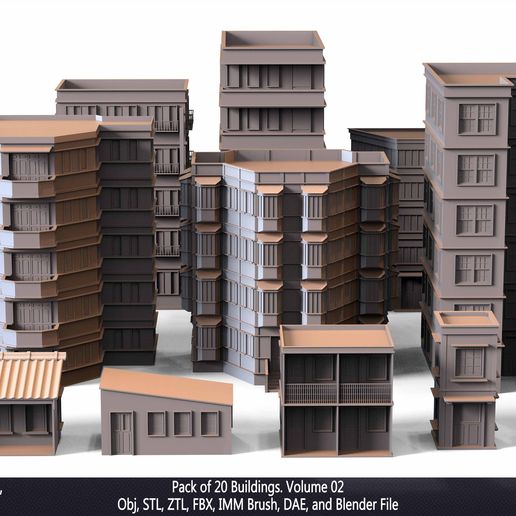 Pack-of-20-Buildings-Volume-02-Sculpted-By-Yacine-BRINIS-Set-028.jpg Pack of 20 Buildings Volume 02