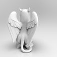 Griffin.126.jpg Mystical Griffin Minimalist Sculpture