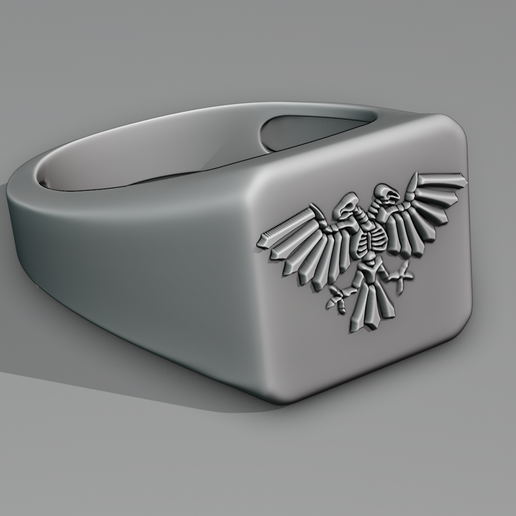 Space Marine Rings Fichier 3D Warhammer 40K Dark BrotherhoodAstartes Space Marines Ring ...