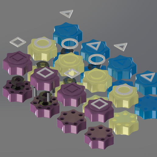 Fichier STL Squid Game Gonggi Kit osselets 🦑 ・Plan pour impression 3D à télécharger・Cults