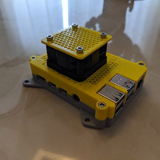 Free STL file Raspberry Pi 4B Case・3D printing model to download・Cults