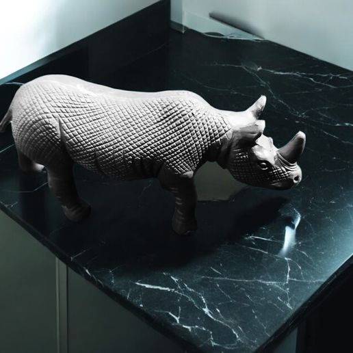 STL file Rhinoceros 🦏 ・Model to download and 3D print・Cults