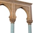 3ddd3.jpg Arch in oriental style Arched Doorway Oriental Portal Arcade