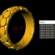 6.jpg ペブルストーン・テクスチャー・ナゲット・リング