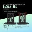 4.jpg 10-Inch 1U Dual Hot-Swap Rack Mount Caddy for Radxa X4 SBC - 3D Printable STL & 3MF Files | Custom Design for Homelab Clusters