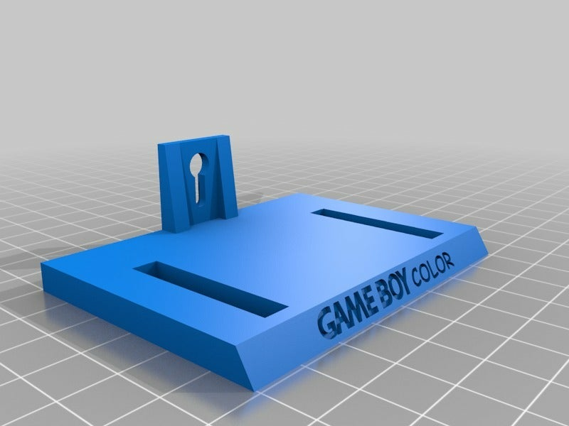 a4c8e24a3900977fb1950a371159bbce.png Free STL file Gameboy COLOR Display Stand・3D printable design to download, ketchu13