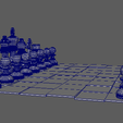 Chess-3.png Chess Board low-poly 3D model