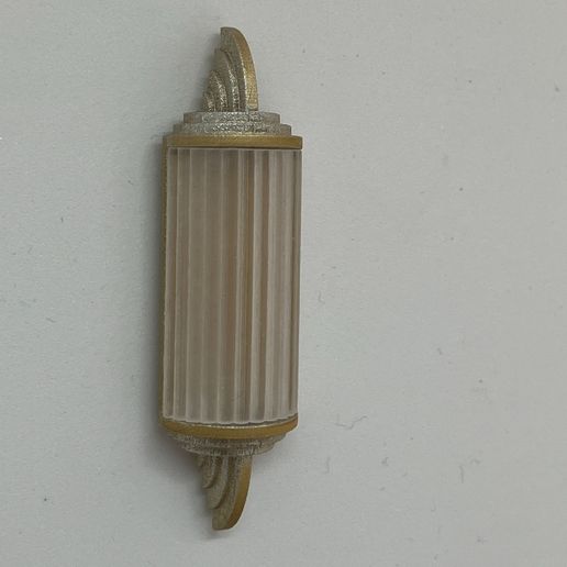 1:12 Art Deco Wall Lamp