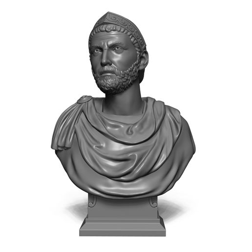 Barka_05.jpg Download file Hannibal Barca bust • 3D print model, cinemay