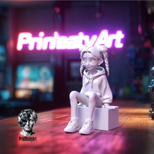 🎀 "Urban Rest" Abigail (STL) 3D model